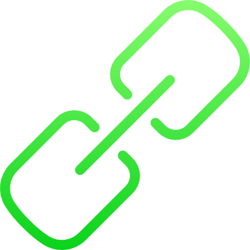 lien Stockio Lineal Gradient Icône