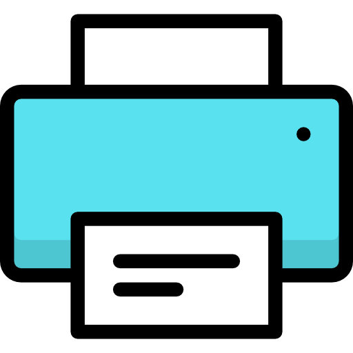 Printer Stockio Lineal Color icon