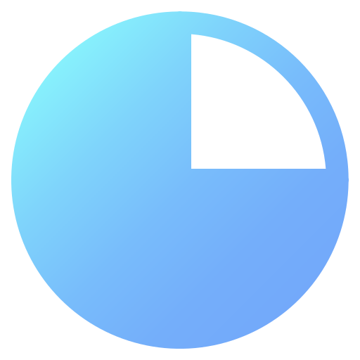 estadística Generic Flat Gradient icono