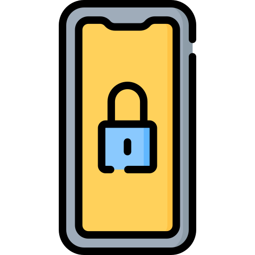 seguridad móvil Special Lineal color icono