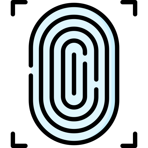 Fingerprint Special Lineal color icon