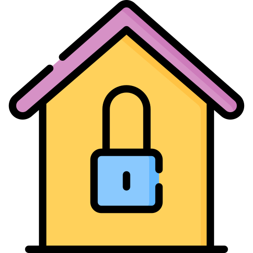 Home security Special Lineal color icon