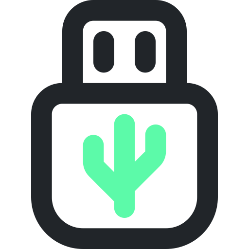 디스크 Generic Outline Color icon