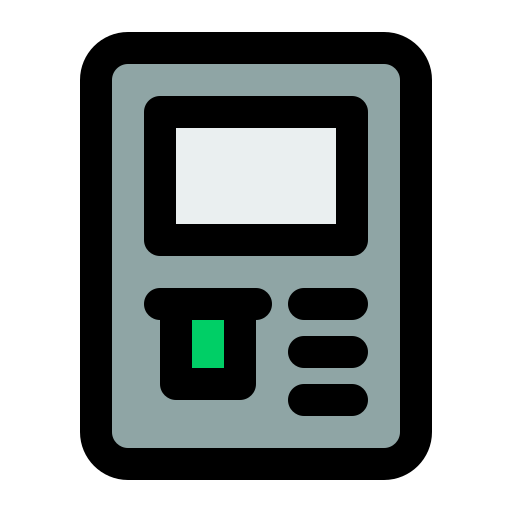 geldautomat Generic Outline Color icon