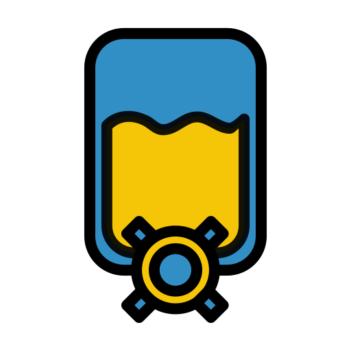 물 탱크 Generic Outline Color icon