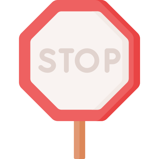 Stop Special Flat icon