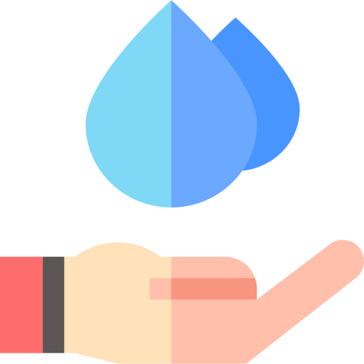 gezuiverd water Basic Straight Flat icoon