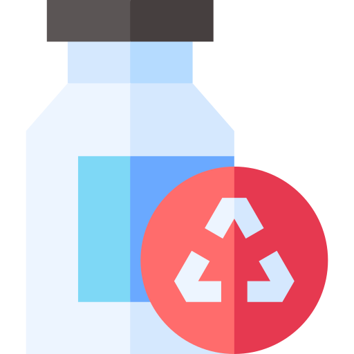 Biomedical waste Basic Straight Flat icon