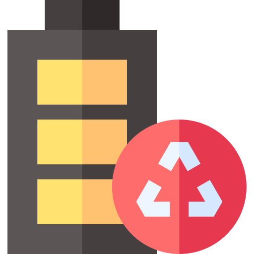 リサイクル Basic Straight Flat icon
