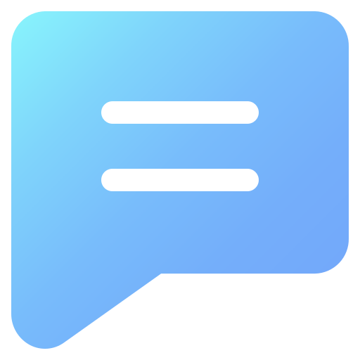 Chat Generic Flat Gradient icon