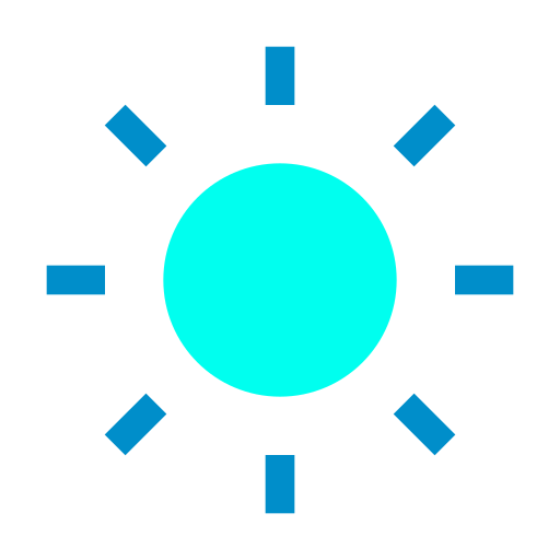太陽 Generic Blue icon