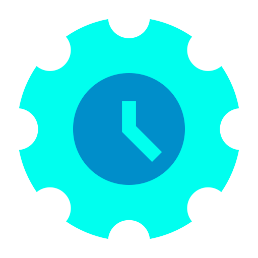 시간 관리 Generic Blue icon
