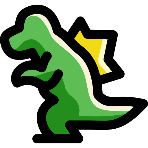 dinosaurio Generic Color Omission icono