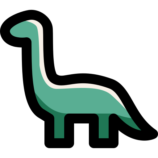 dinosaurus Generic Color Omission icoon