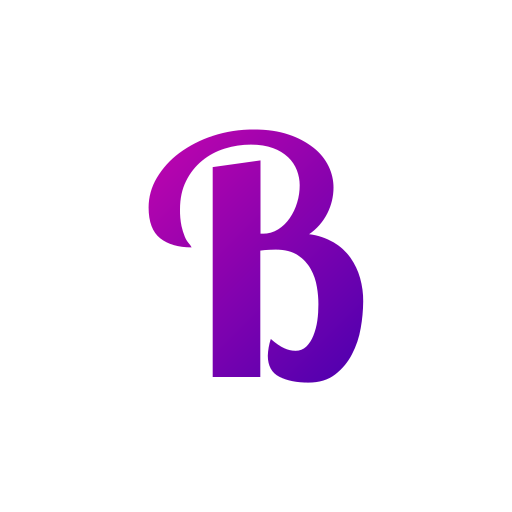 letra b Generic Flat Gradient icono