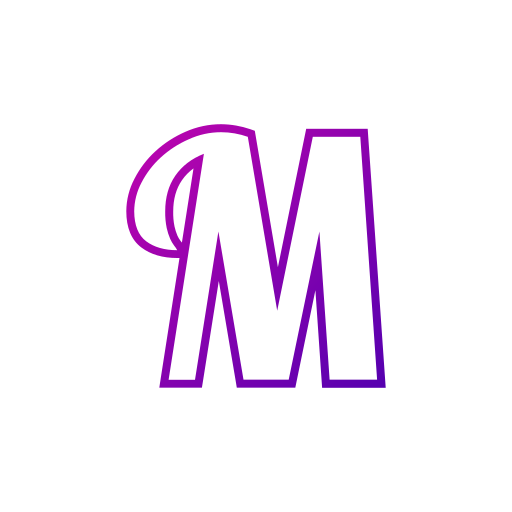 lettera m Generic Gradient icona