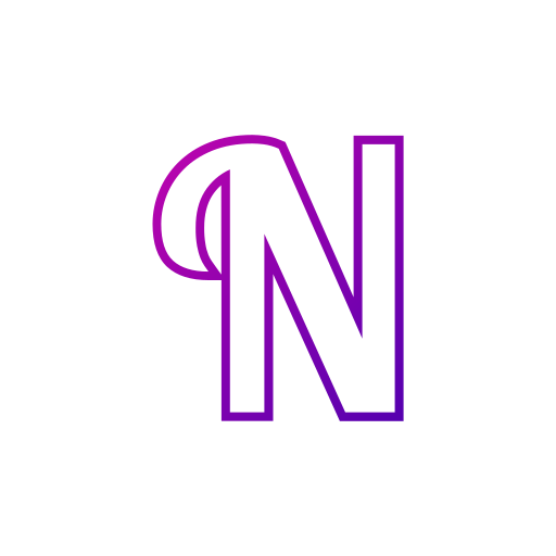 文字n Generic Gradient icon