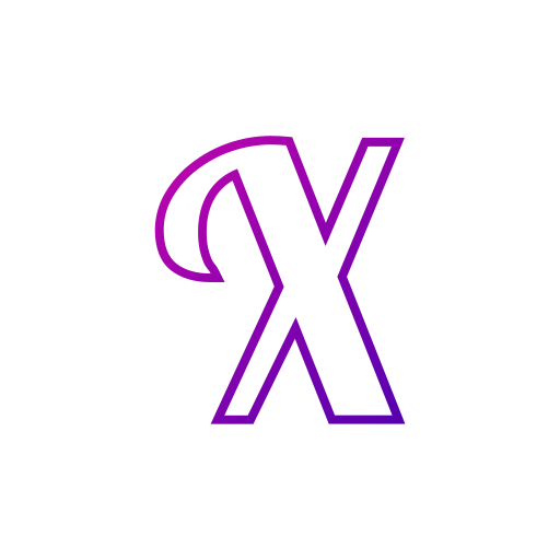letra x Generic Gradient icono