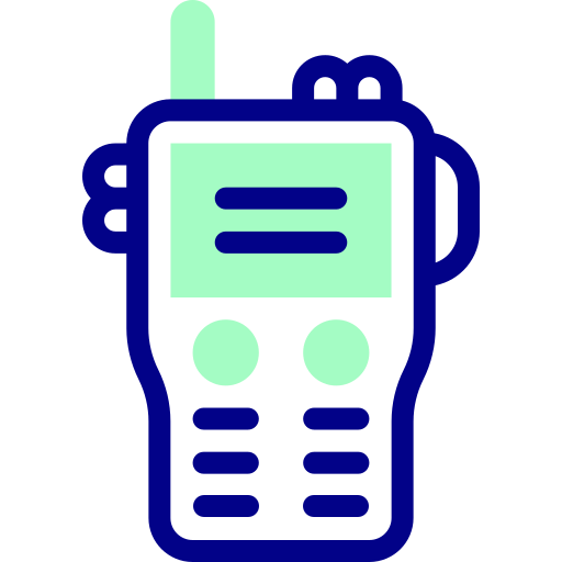 Walkie talkie Detailed Mixed Lineal color icon