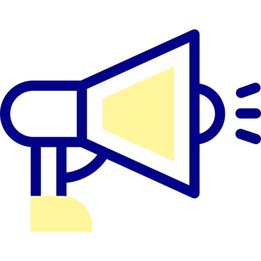 Megaphone Detailed Mixed Lineal color icon