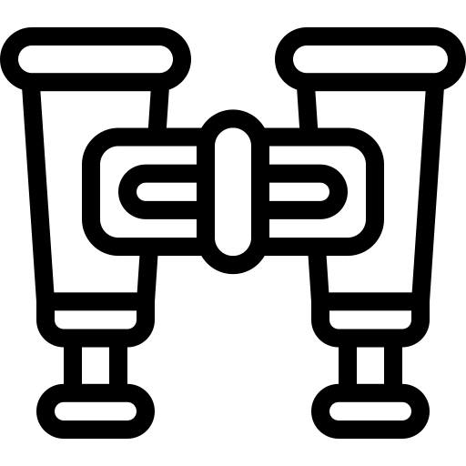 lornetka Detailed Mixed Lineal ikona