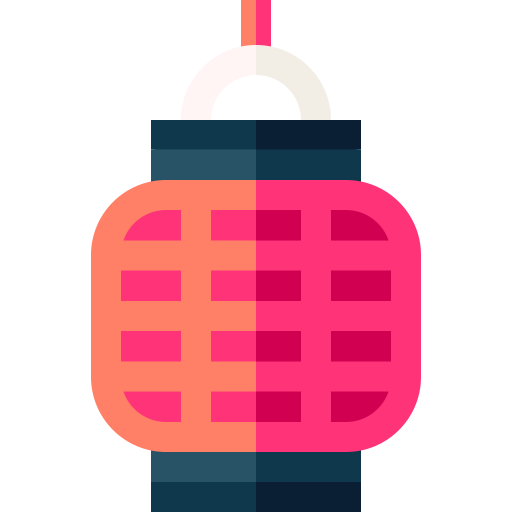 Chinese lantern Basic Straight Flat icon