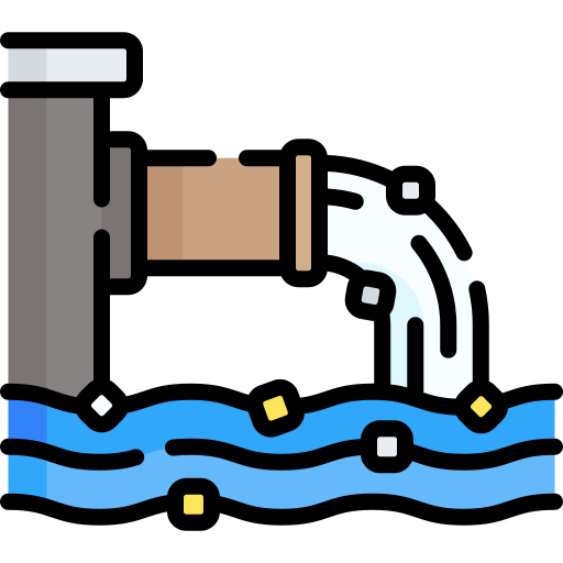 Waste water Special Lineal color icon