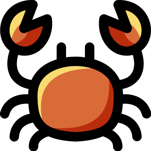 カニ Generic Outline Color icon
