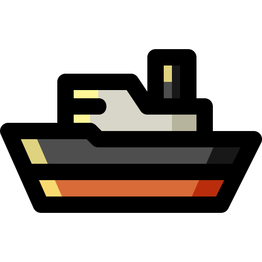 jacht Generic Outline Color ikona