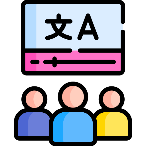온라인 수업 Special Lineal color icon