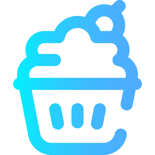 Cupcake Super Basic Omission Gradient icon