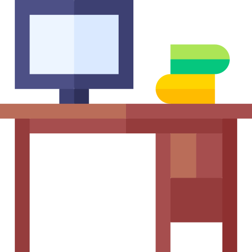 mesa de oficina Basic Straight Flat icono
