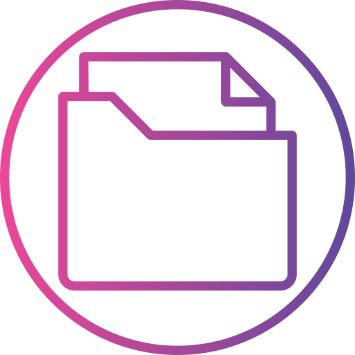 Folder Generic Gradient icon