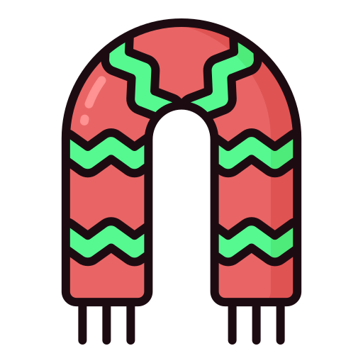 bufanda Generic Outline Color icono