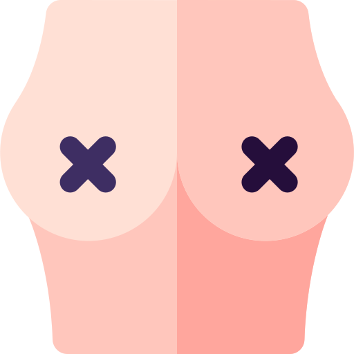 Nipples Basic Rounded Flat icon