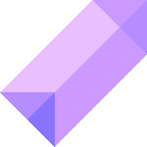 Rock crystal Basic Straight Flat icon