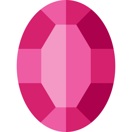 oval Basic Straight Flat icono