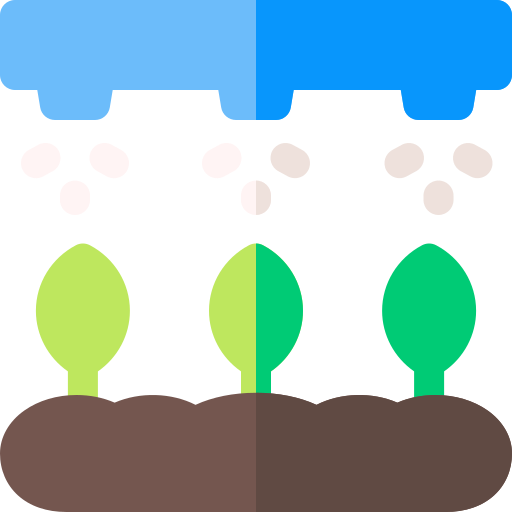 Watering plants Basic Rounded Flat icon