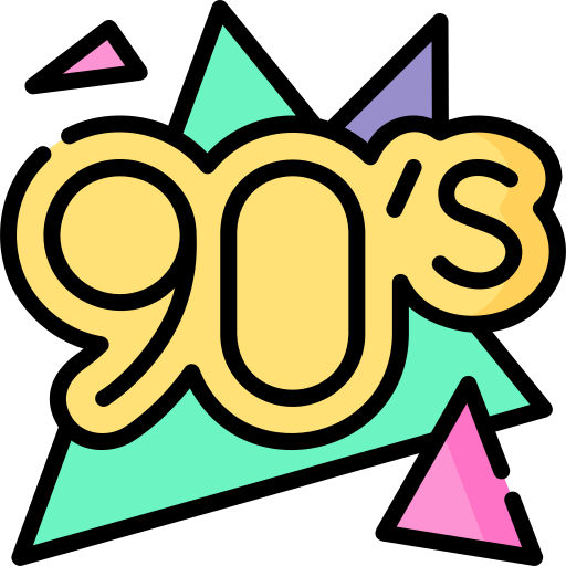 jaren 90 Special Lineal color icoon