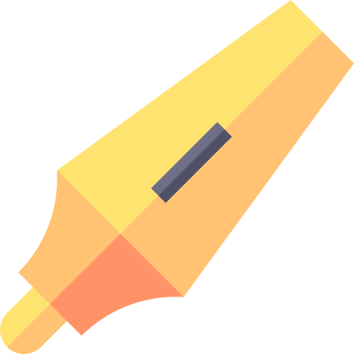 textmarker Basic Straight Flat icon