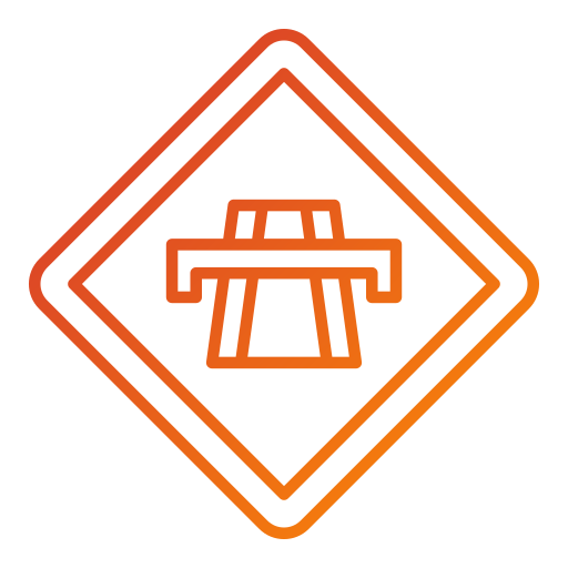segno autostradale Generic Gradient icona
