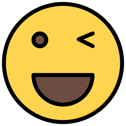 Wink Generic Outline Color icon
