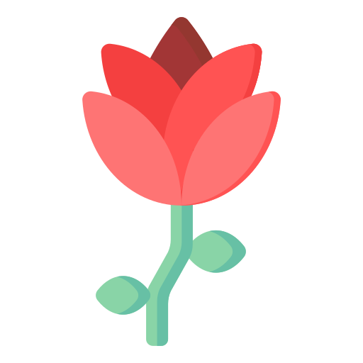 Red rose Generic Flat icon