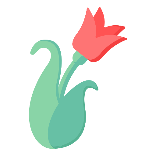 Red rose Generic Flat icon