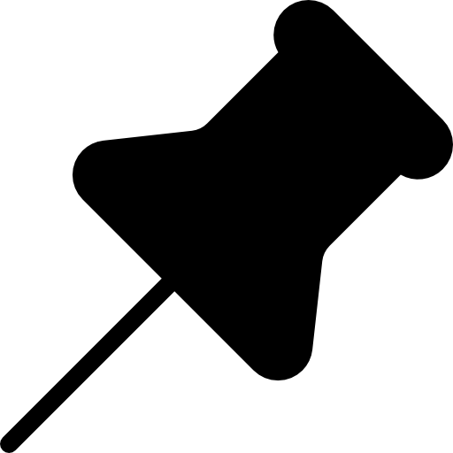 プッシュピン Stockio Fill icon