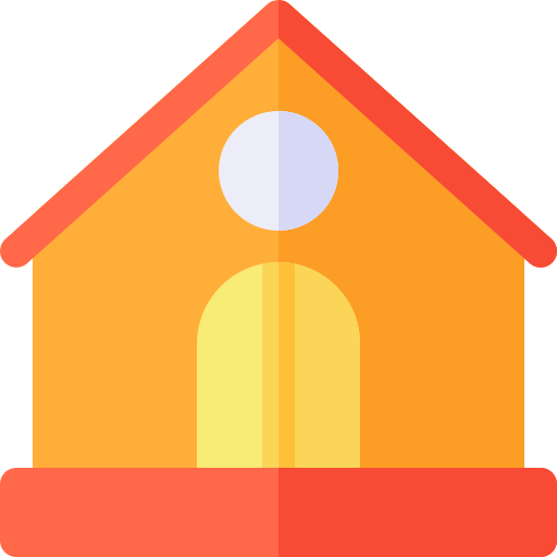 Gingerbread house Basic Rounded Flat icon