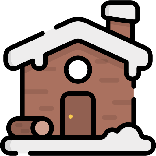 Cabin Kawaii Lineal color icon