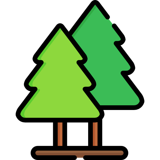 Trees Special Lineal color icon