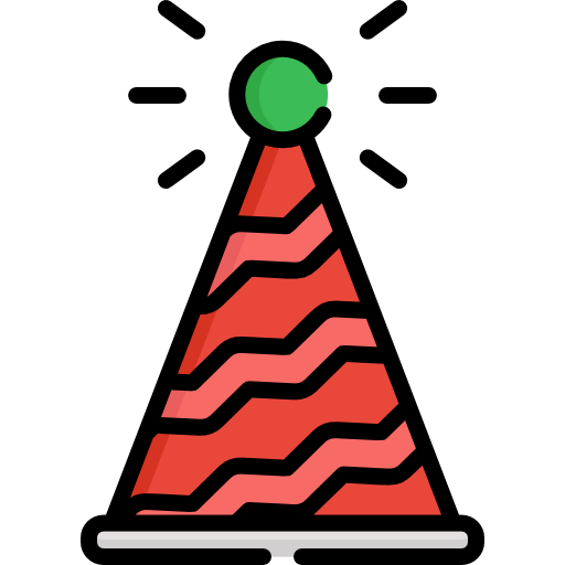 パーティーハット Special Lineal color icon