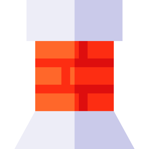 chimenea Basic Straight Flat icono